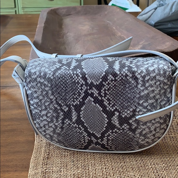 Banana Republic Handbags - Crossbody snakeskin purse
